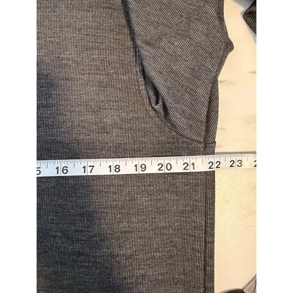 Bugatchi‎ Men's Gray Black Quarter Zip Pullover Sweater Size L
